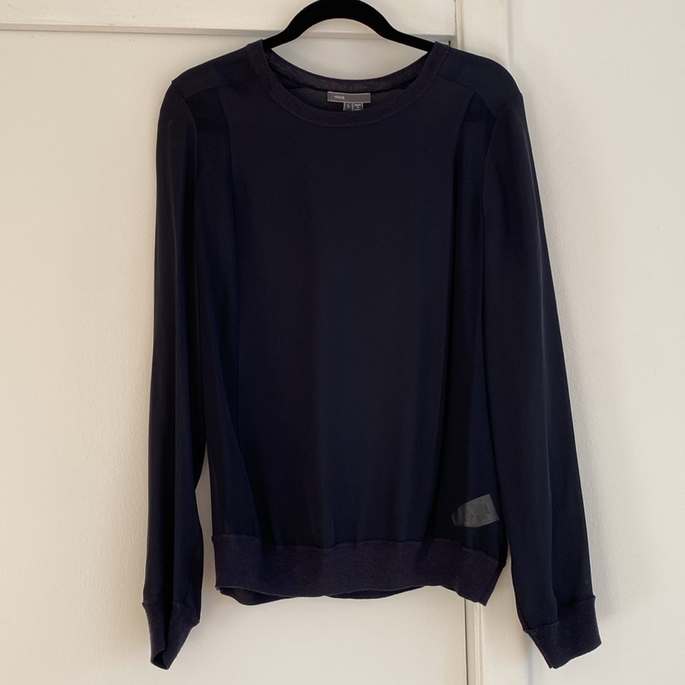 Vince sheer top